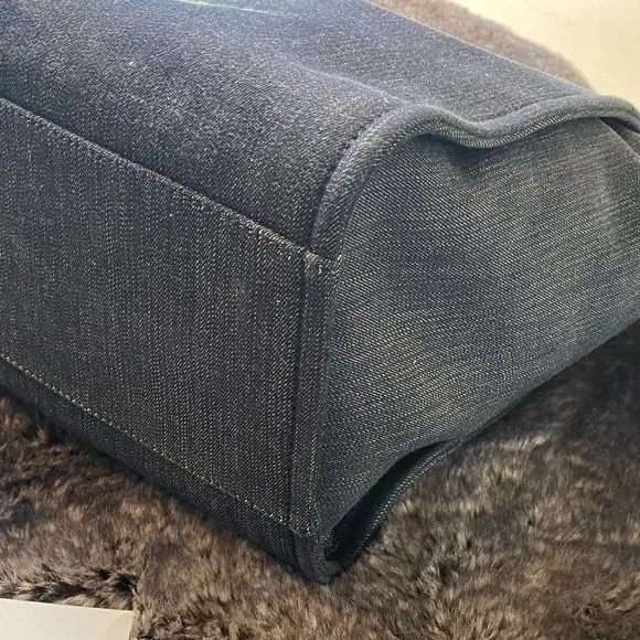 Chanel Deauville Tote Canvas Bag - Picture 7 of 13